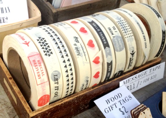 There was also this amazing 'message' tape.